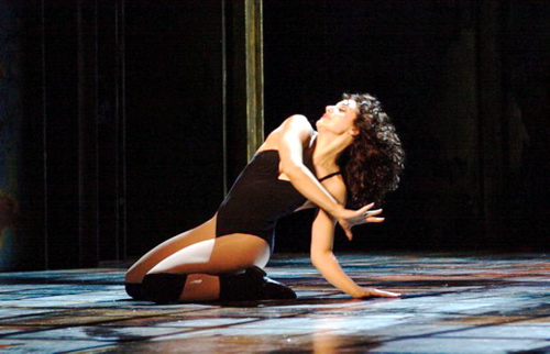 dancing talent onstage in the West End debut of Flashdance the Musical